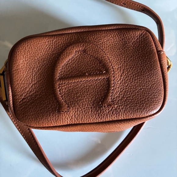 Etienne Aigner Mini Leather Crossbody Camera Bag - Picture 2 of 9